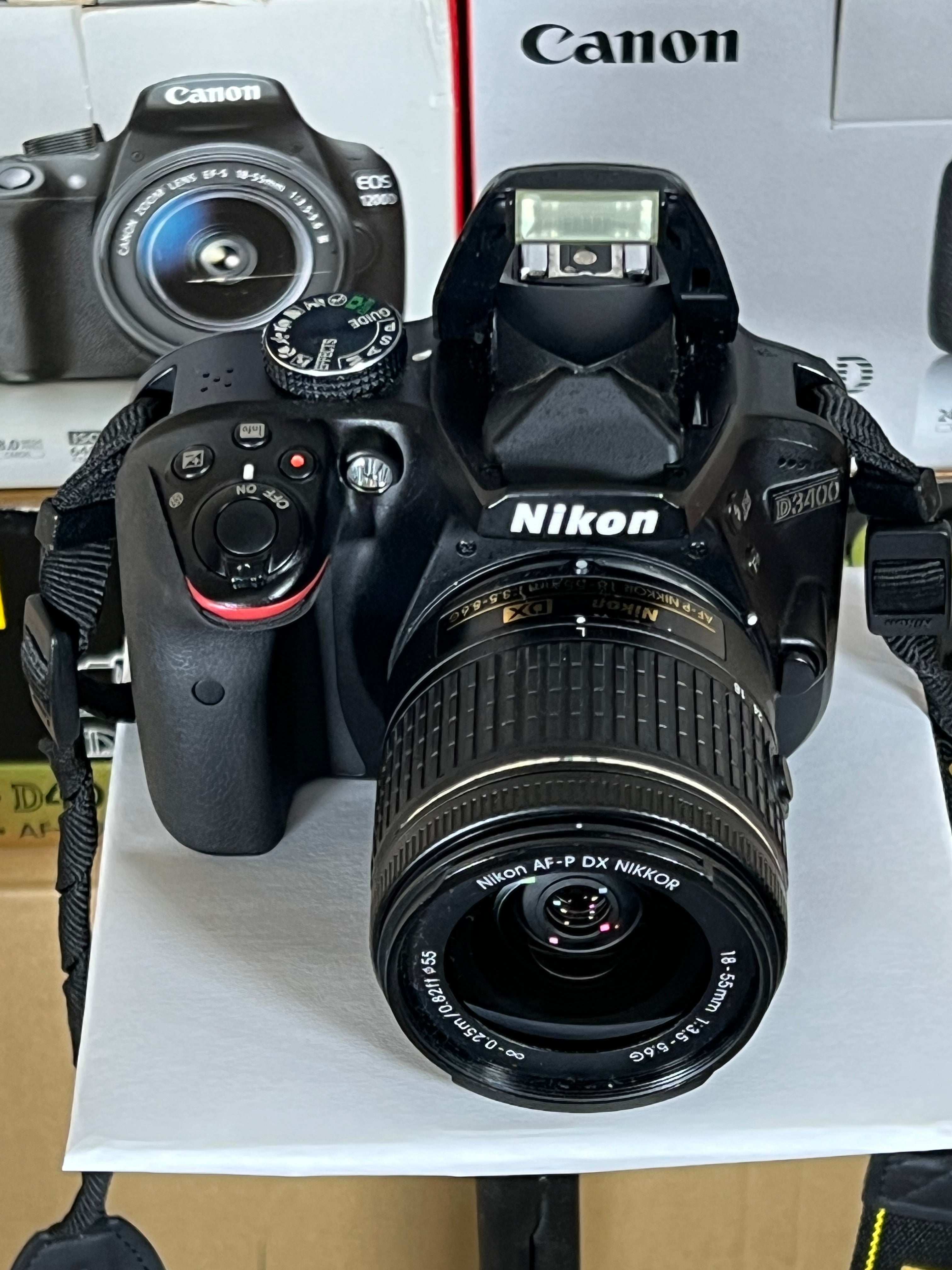 Nikon D3400 Pro + Nikon 18-55mm y Accesorios
