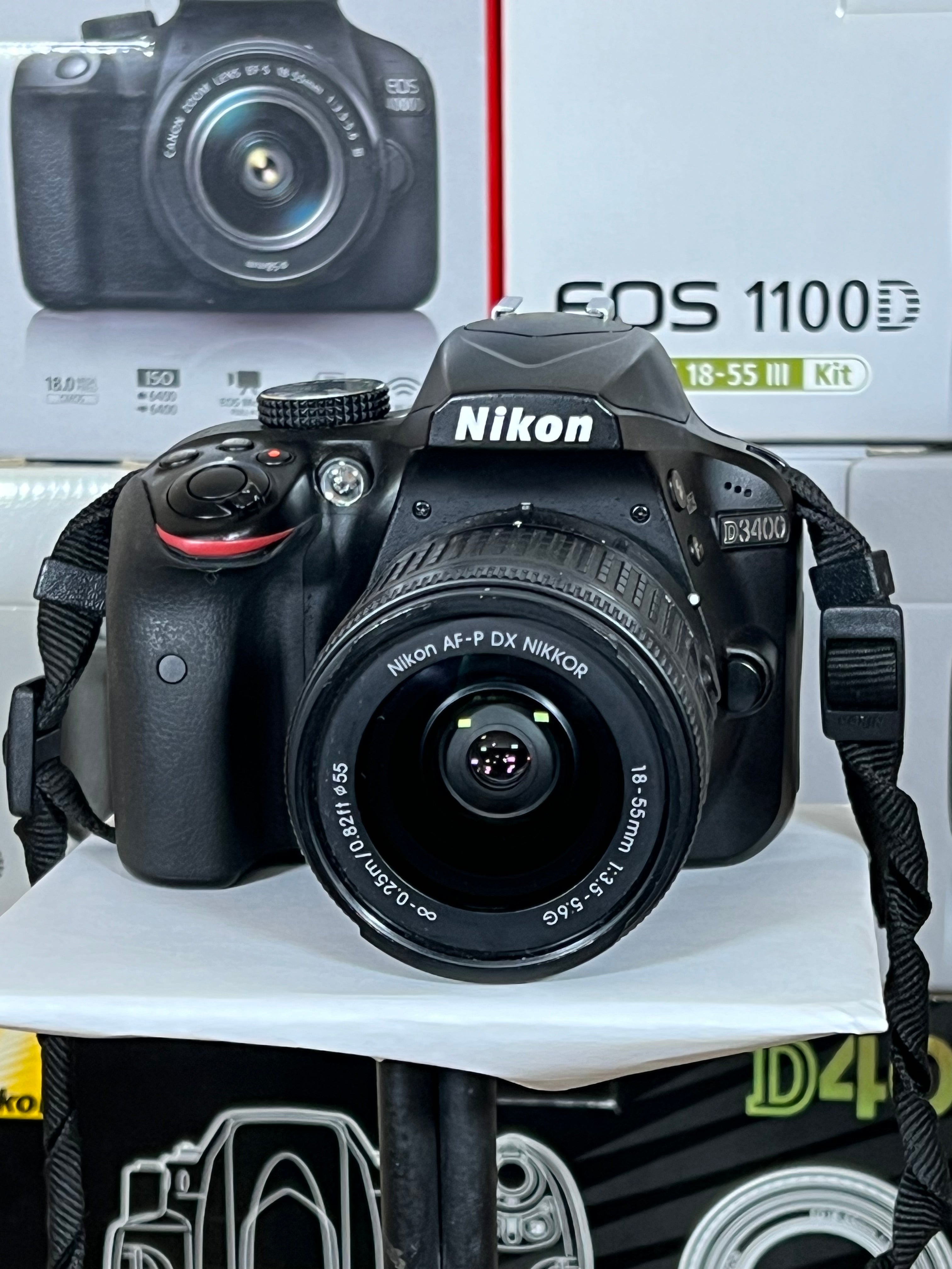 Nikon D3400 Pro + Nikon 18-55mm y Accesorios