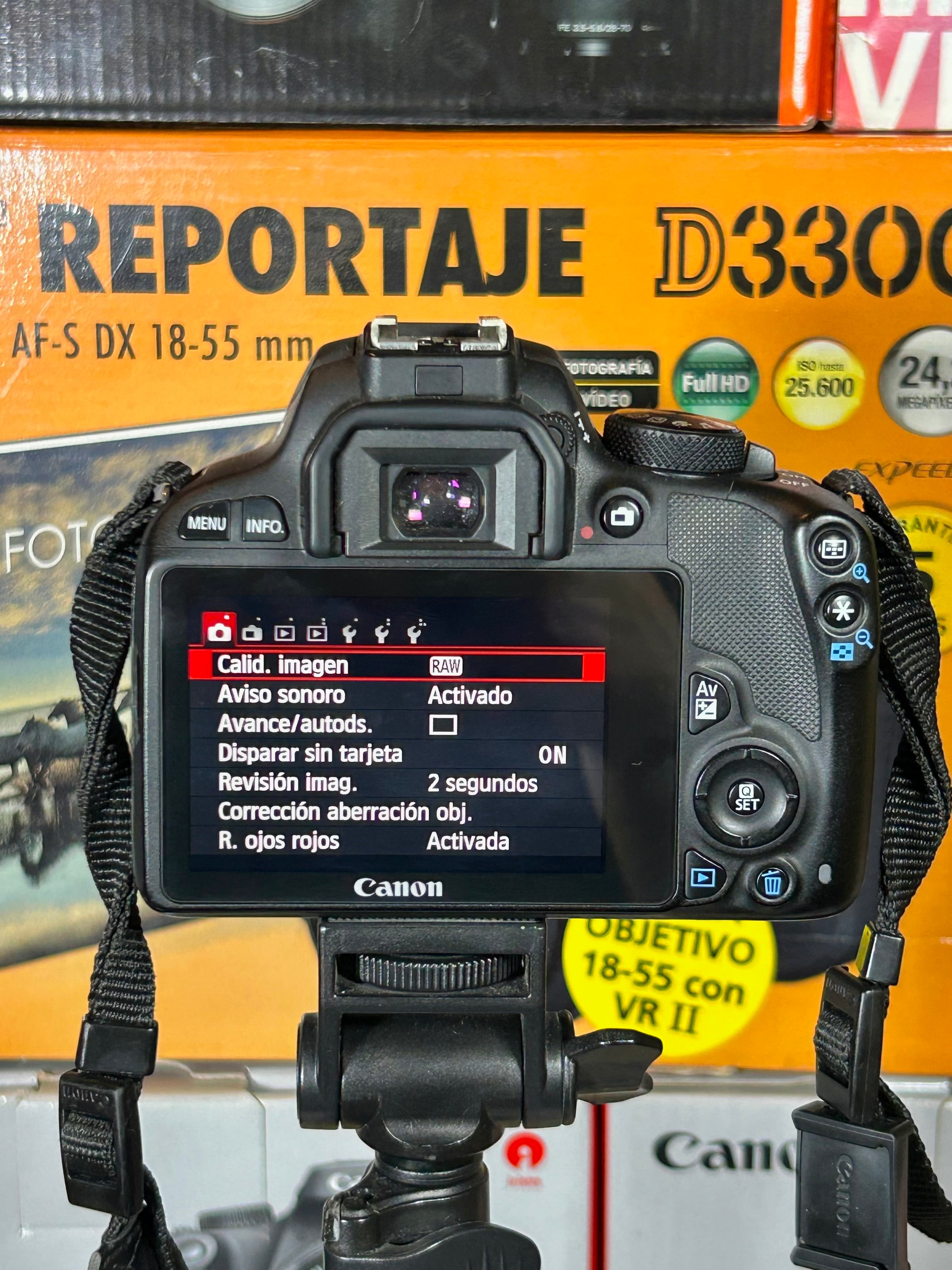 Canon EOS 100D + Canon 18-55mm